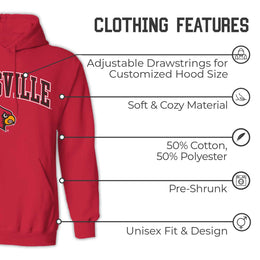 LVLL Arch & Logo Gameday Hoodie - Red