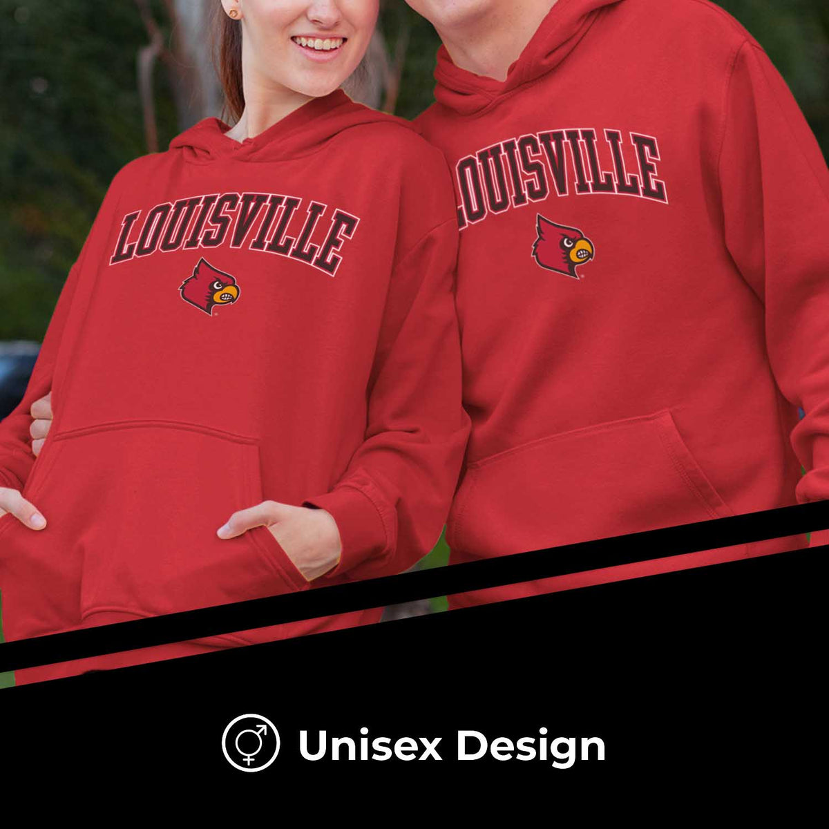 LVLL Arch & Logo Gameday Hoodie - Red