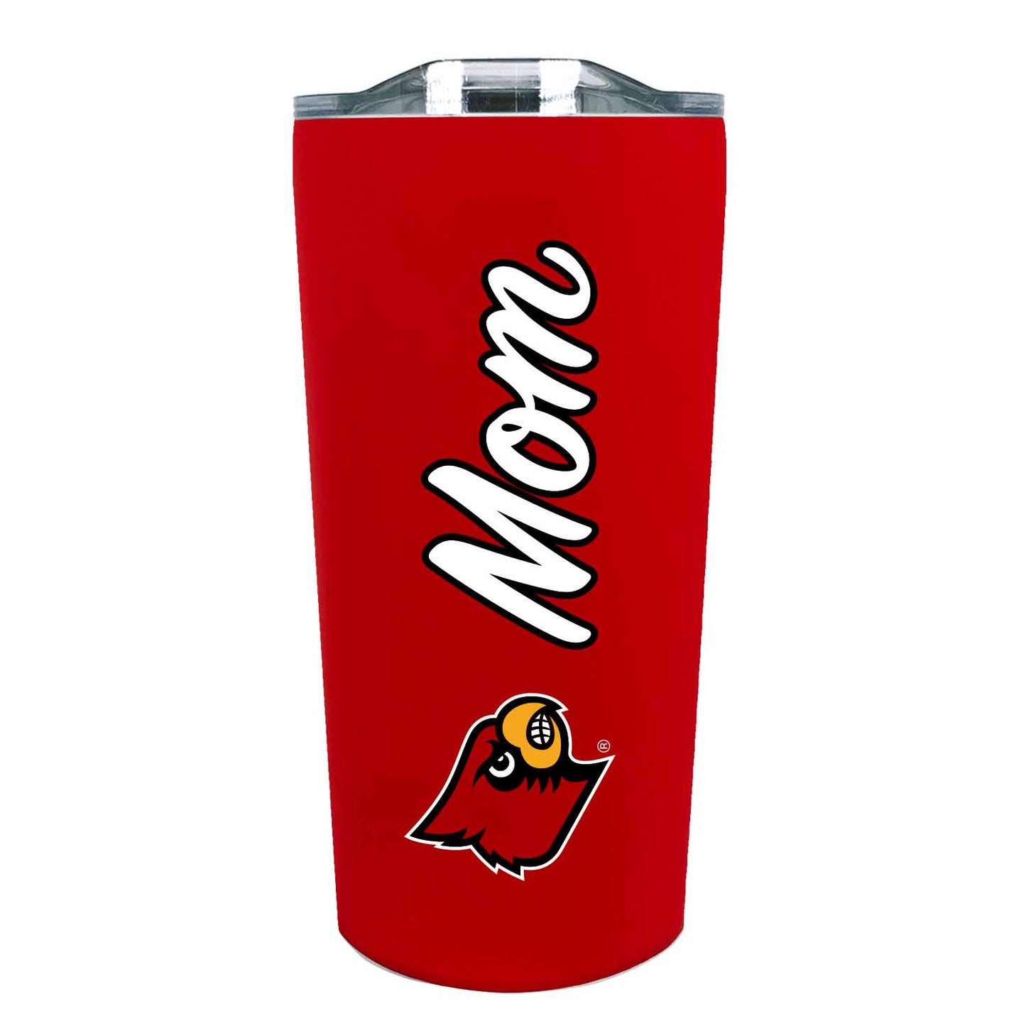 Louisville Cardinals Mom Stainless Steel Tumbler - Red