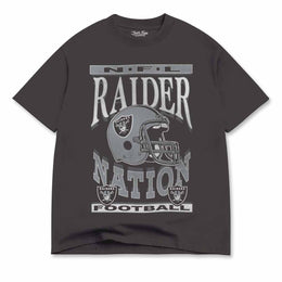 Las Vegas Raiders  Men's Franchise Oversized Enzyme Wash Cotton Tee - Black