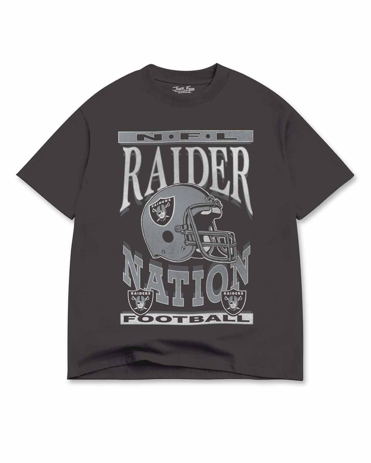 Las Vegas Raiders  Men's Franchise Oversized Enzyme Wash Cotton Tee - Black