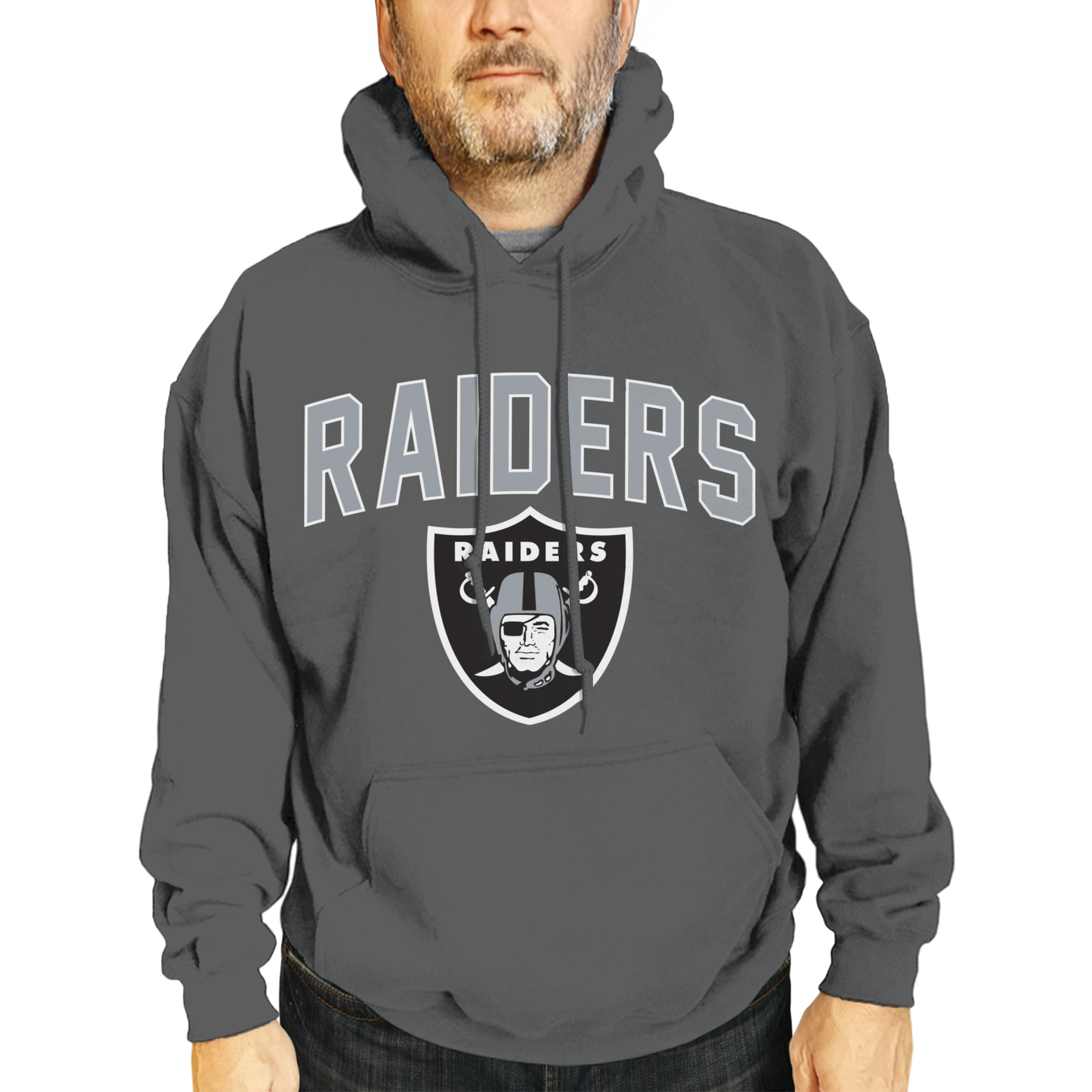 Las Vegas Raiders NFL Home Team Hoodie - Gray