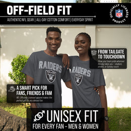 Las Vegas Raiders NFL Home Team Tee - Gray