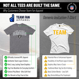 Las Vegas Raiders NFL Starting Fresh Short Sleeve Heather T-Shirt - Sport Gray