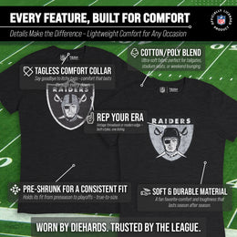 Las Vegas Raiders NFL Modern Throwback T-shirt - Team Color