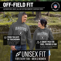 Las Vegas Raiders NFL Home Team Hoodie - Gray