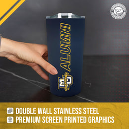 Marquette Golden Eagles Collegiate Stainless Steel Travel Tumbler for Alumni - Navy