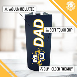 Marquette Golden Eagles NCAA Stainless Steel Travel Tumbler for Dad - Navy