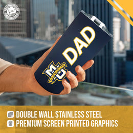 Marquette Golden Eagles NCAA Stainless Steel Travel Tumbler for Dad - Navy