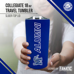 Memphis  Tigers Collegiate Stainless Steel Travel Tumbler for Alumni - Royal