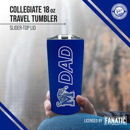Memphis  Tigers NCAA Stainless Steel Travel Tumbler for Dad - Royal