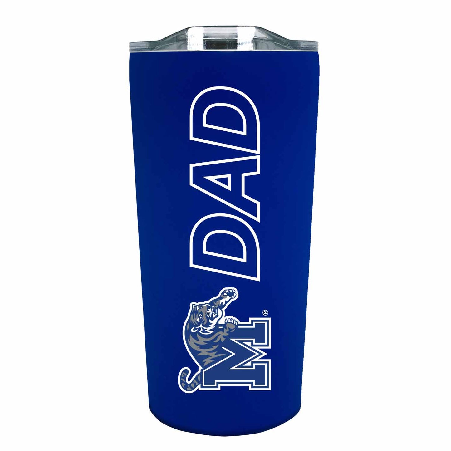 Memphis  Tigers NCAA Stainless Steel Travel Tumbler for Dad - Royal