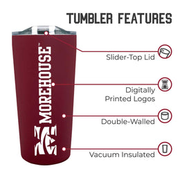 Morehouse College Campus Colors  NCAA Tumbler - Maroon