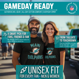 Miami Dolphins Team Fan Apparel NFL  Gameday T-Shirt - Black