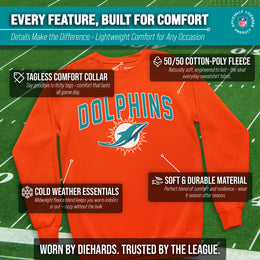 Miami Dolphins NFL Home Team Crew - Orange