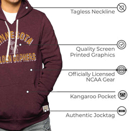Minnesota Golden Gophers Adult University Hoodie - Maroon