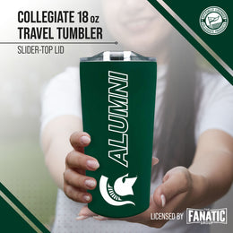 Michigan State Spartans Collegiate Stainless Steel Travel Tumbler for Alumni - Green