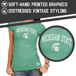 Michigan State Spartans University Women's T-Shirt  - Green
