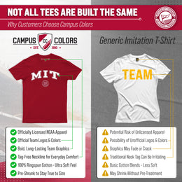 MIT Engineers NCAA Adult Gameday Cotton T-Shirt - Cardinal