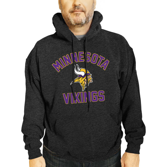 Minnesota Vikings Team Fan Apparel NFL  Gameday Hoodie - Charcoal