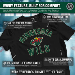Minnesota Wild NHL Gameday T-Shirt - Black