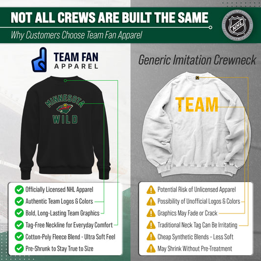 NFL Gameday Crewneck Sweatshirt, Cotton Fleece Pullover Men Women