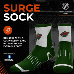 Minnesota Wild NHL Youth Surge Socks - Forest Green