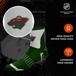 Minnesota Wild NHL Youth Surge Socks - Forest Green