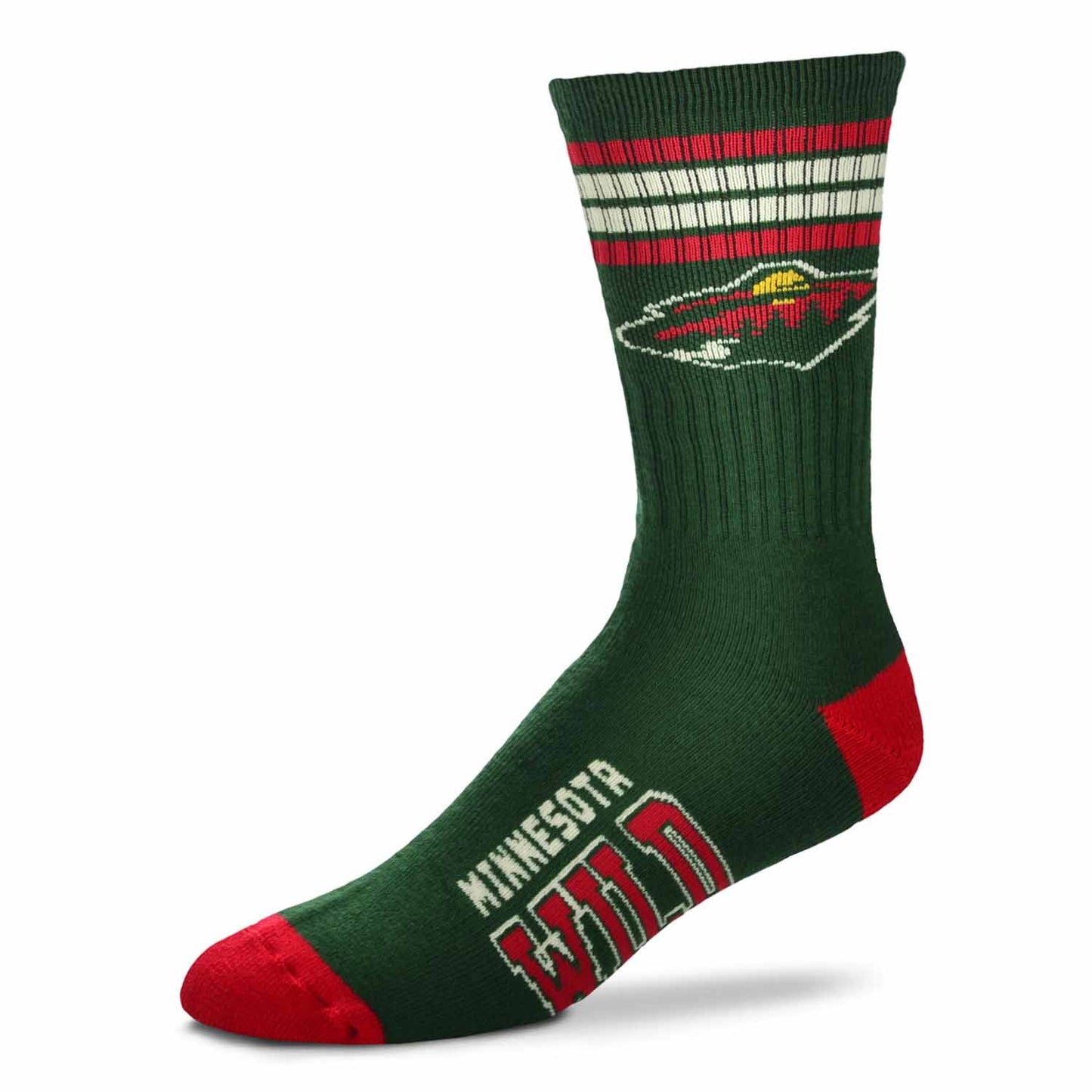 Minnesota Wild  Youth Stripe Deuce Sock - Green