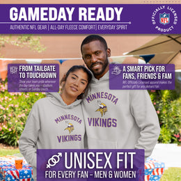 Minnesota Vikings Team Fan Apparel NFL  Gameday Hoodie - Sport Gray