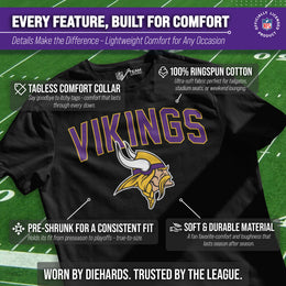 Minnesota Vikings NFL Home Team Tee - Black