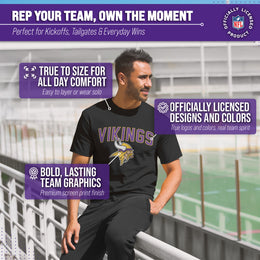 Minnesota Vikings NFL Home Team Tee - Black