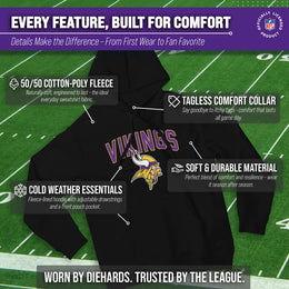 Minnesota Vikings NFL Home Team Hoodie - Black