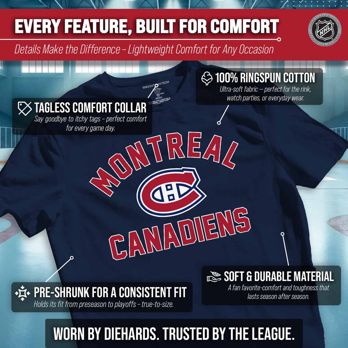 Montreal Canadiens NHL Gameday T-Shirt - Navy
