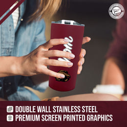 Montana Grizzlies NCAA Stainless Steel Travel Tumbler for Mom - Maroon