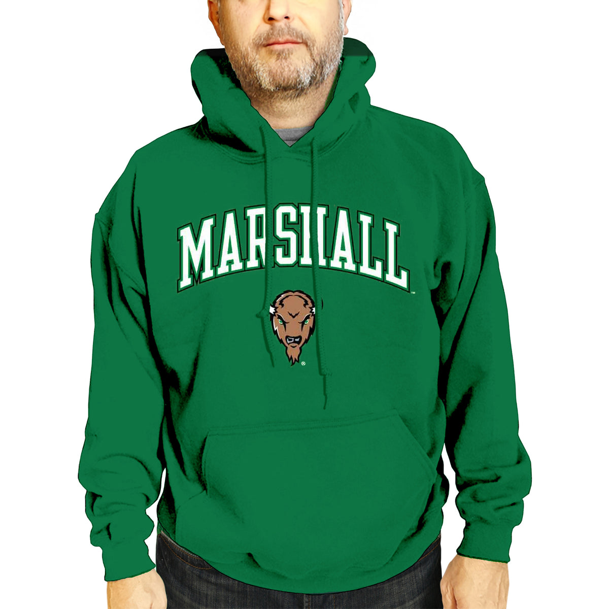 MRSH Arch & Logo Gameday Hoodie - Green