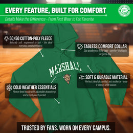 MRSH Arch & Logo Gameday Hoodie - Green