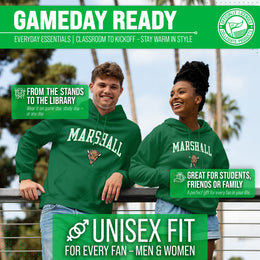 MRSH Arch & Logo Gameday Hoodie - Green