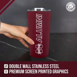 Mississippi State Bulldogs Collegiate Stainless Steel Travel Tumbler for Alumni - Maroon