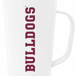 Mississippi State Bulldogs NCAA Stainless Steel 20oz Roadie With Handle & Dual Option Lid With Straw - White