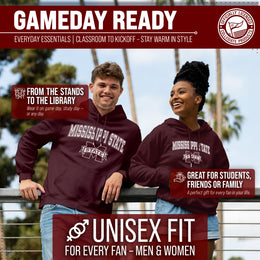 Mississippi State Bulldogs Arch & Logo Gameday Hoodie - Team Color