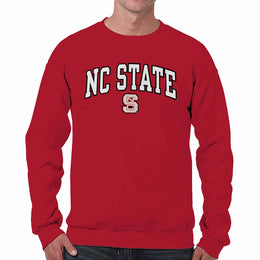 NC State Wolfpack Adult Tackle Twill Crewneck - Red