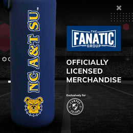 North Carolina A&T State University NCAA Stainless Steel Water Bottle - Navy