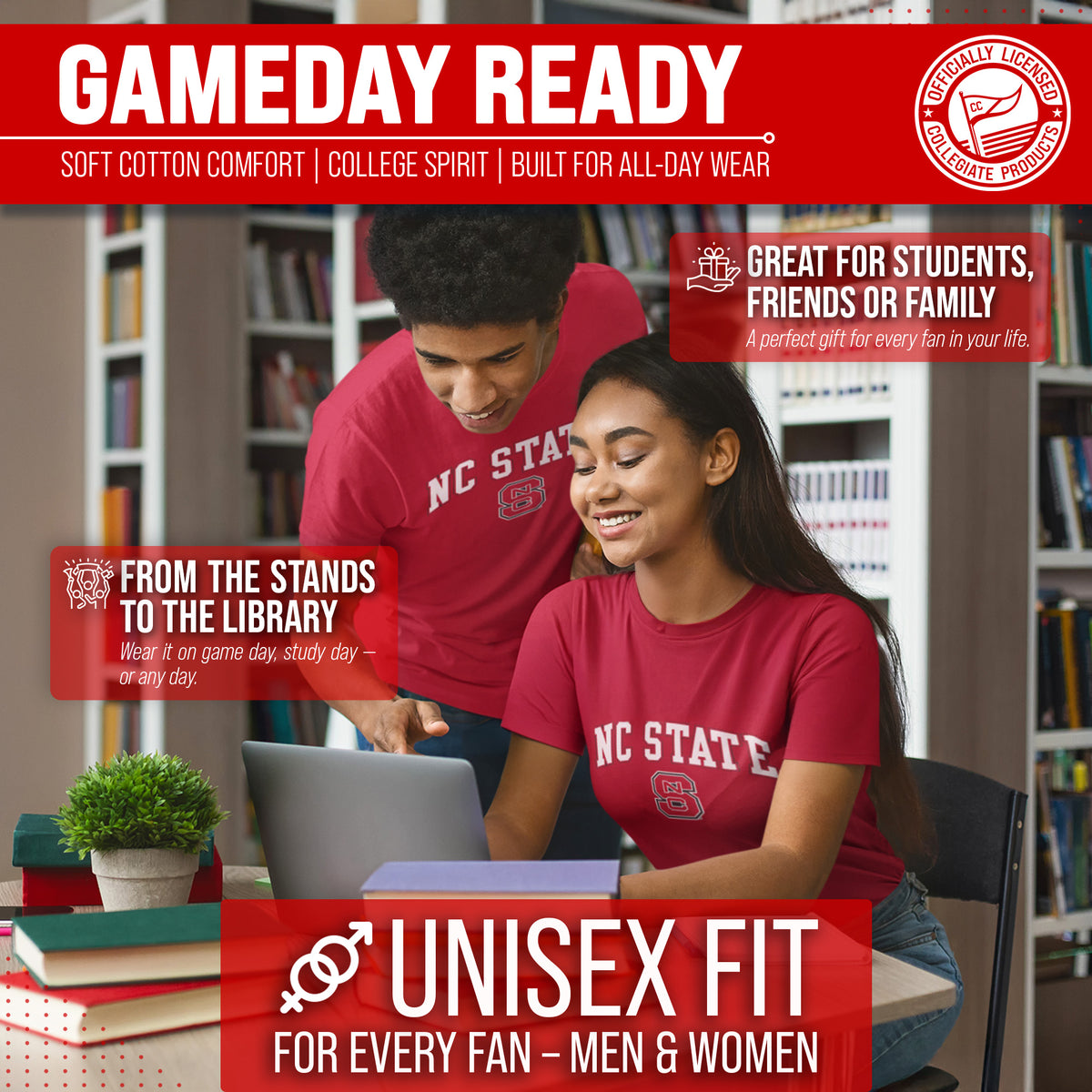 NC State Wolfpack Gameday Cotton T-Shirt for Men and Women