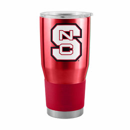 NC State Wolfpack NCAA University 30oz Stainless Steel Vacuum Insulated Game Day Tumbler with Silicone Grip - Red