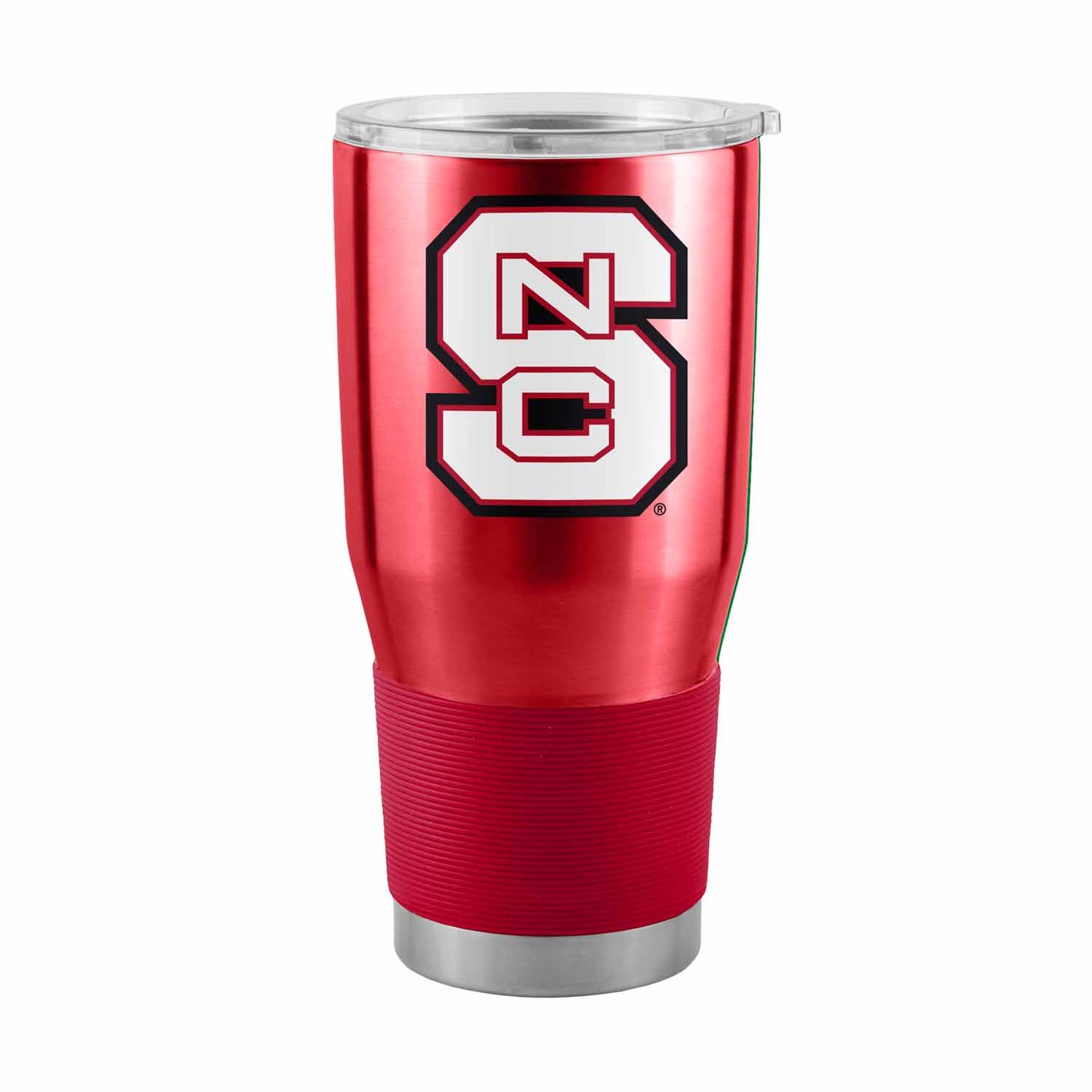 NC State Wolfpack NCAA University 30oz Stainless Steel Vacuum Insulated Game Day Tumbler with Silicone Grip - Red