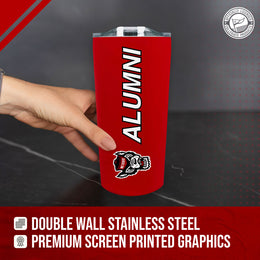 NC State Wolfpack Collegiate Stainless Steel Travel Tumbler for Alumni - Red