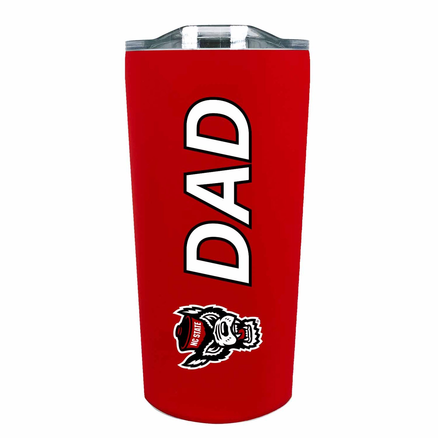 NC State Wolfpack NCAA Stainless Steel Travel Tumbler for Dad - Red
