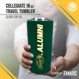 North Dakota State Bison Collegiate Stainless Steel Travel Tumbler for Alumni - Green