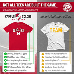Nebraska Cornhuskers Gameday Cotton T-Shirt for Men and Women